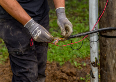 Repairing a damaged cable